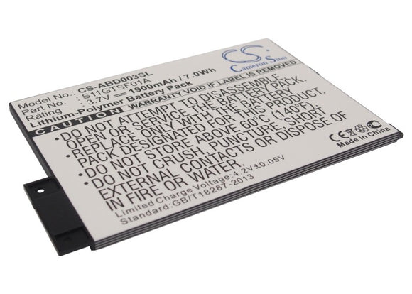 Battery for Amazon Kindle 3 Wi-fi 170-1032-00, 170-1032-01, GP-S10-346392-0100, 