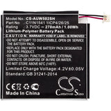 Battery for Asus ZenWatch 2 0B200-01760100, C11N1541 1ICP4-26-25 3.7V Li-Polymer