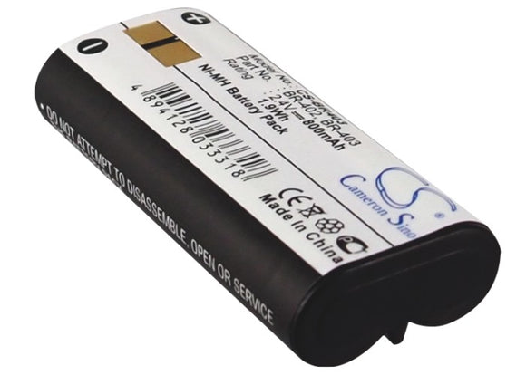 Battery for Olympus DS-2300 2.4V Ni-MH 800mAh / 1.92Wh