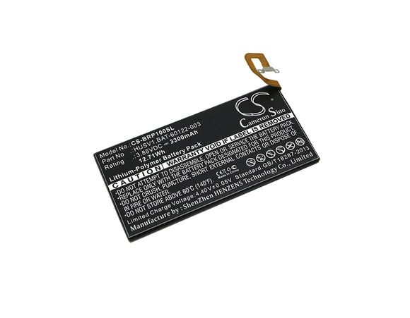 Battery for Blackberry RHK211LW BAT-60122-003, HUSV1 3.85V Li-Polymer 3300mAh / 
