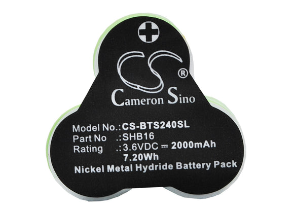 Battery for Remington HC-352 3.6V Ni-MH 2000mAh / 7.20Wh