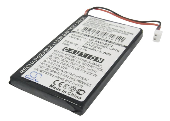 Battery for Uniross CP76 CP76 3.7V Li-ion 600mAh