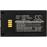Battery for Easypack EZPack XL 56446 702 099 3.7V Li-ion 1800mAh / 6.66Wh