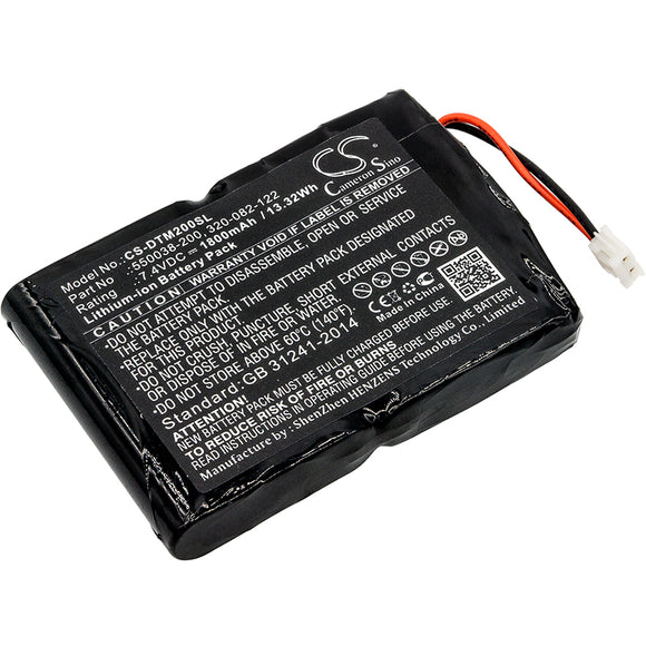 Battery for ONeil MF2te 320-082-122, 550038-200 7.4V Li-ion 1800mAh / 13.32Wh