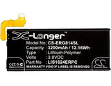 Battery for Sony G8142 LIP1642ERPC 3.8V Li-Polymer 3200mAh / 12.16Wh