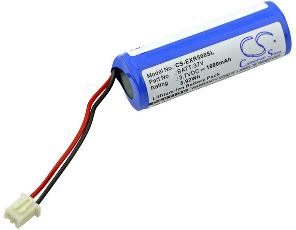 Battery for Extech VIR 50 BATT-37V 3.7V Li-ion 1600mAh / 5.92Wh