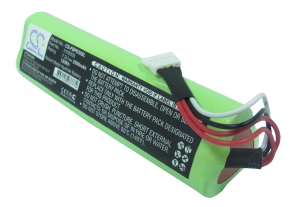 Battery for Fluke Ti-10 3105035, 3524222, Ti20-RBP 7.2V Ni-MH 2500mAh / 18.00Wh