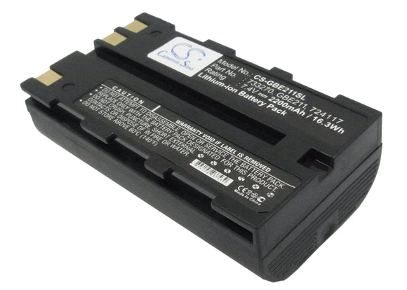 Battery for Leica Zoom 20 724117, 733269, 733270, 772806, GBE211, GBE221, GEB211