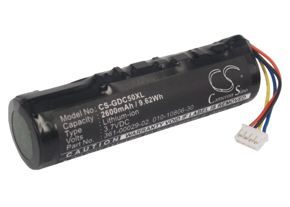 Battery for Garmin T5 GPS Standard Dog Tracking C 010-10806-30, 010-11828-03, 36