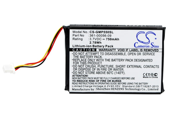 Battery for Garmin Sport Pro Transmitter 361-00056-07, 361-00056-09 3.7V Li-ion 