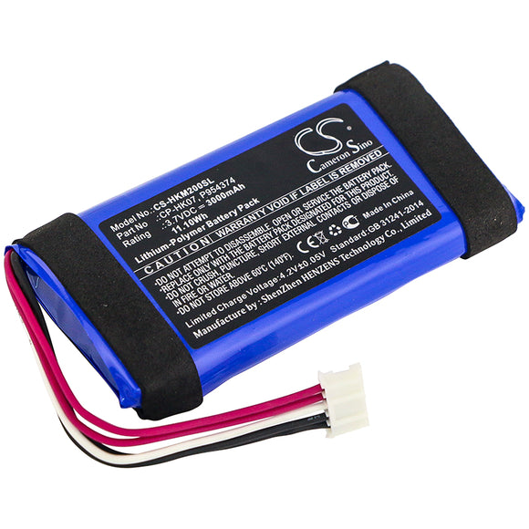 Battery for Harman-Kardon Onyx Mini CP-HK07, P954374 3.7V Li-Polymer 3000mAh / 1