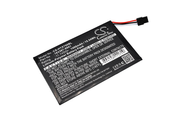 Battery for Honeywell TX800 163367-0001 11.1V Li-Polymer 1400mAh / 15.54Wh