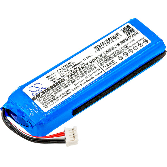 Battery for JBL Charge 2 Plus GSP1029102, MLP912995-2P 3.7V Li-Polymer 6000mAh /