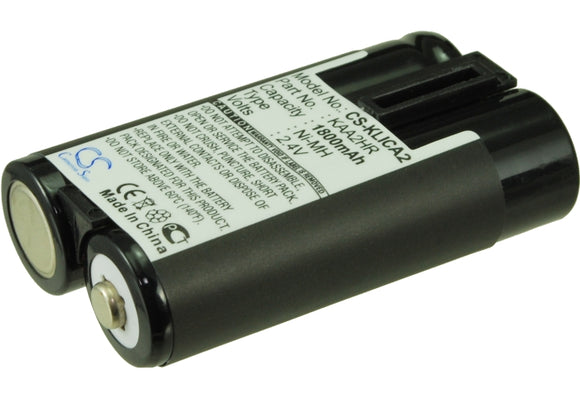 Battery for Kodak EasyShare Z650 B-9576, DMKA2, KAA2HR 2.4V Ni-MH 1800mAh / 4.32