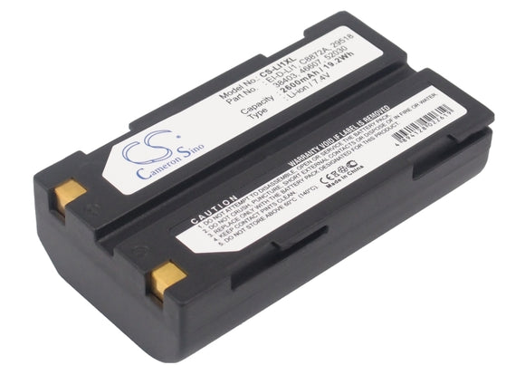 Battery for Pentax D-LI1 7.4V Li-ion 2600mAh / 19.24Wh