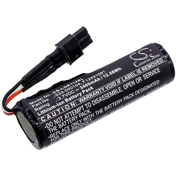 Battery for Logitech UE Ultimate 533-000104, F12431581 3.7V Li-ion 3400mAh / 12.