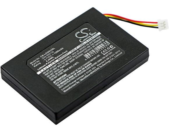 Battery for Logitech G933 533-000132 3.7V Li-Polymer 1200mAh / 4.44Wh