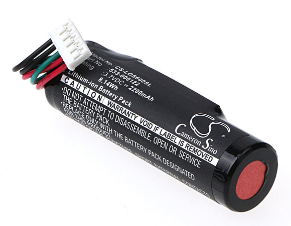Battery for Logitech WS600BL 533-000122, T11715170SWU 3.7V Li-ion 2200mAh / 8.14