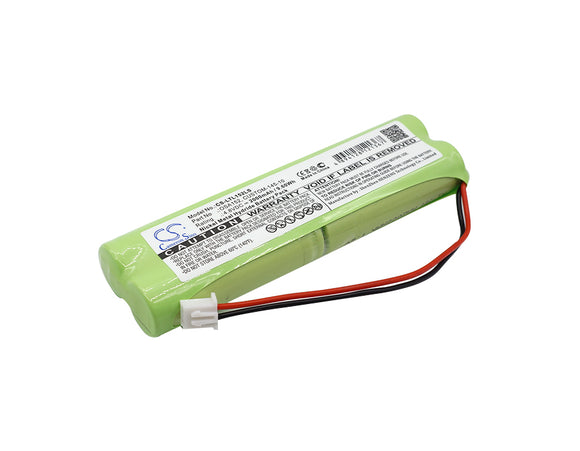 Battery for Lithonia D-AA650BX4 LONG CUSTOM-145-10, OSA152 4.8V Ni-MH 2000mAh / 