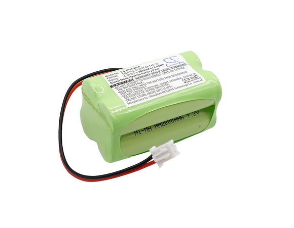 Battery for Lithonia it Signs CUSTOM-145-10, OSA152 4.8V Ni-MH 2000mAh / 9.60Wh