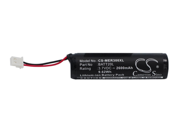 Battery for MIDLAND ER300 BATT20L 3.7V Li-ion 2600mAh / 9.62Wh