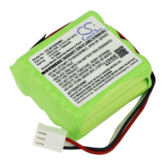 Battery for Morita DentaPort ZX 6905-006, 91AALH8YMXZ 9.6V Ni-MH 700mAh / 6.72Wh