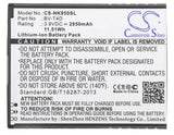 Battery for Microsoft Lumia 950 XL BV-T4D 3.9V Li-ion 2950mAh / 11.51Wh