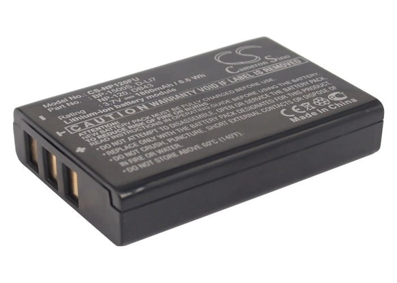 Battery for PENTAX Optio 550 D-LI7 3.7V Li-ion 1800mAh / 6.66Wh