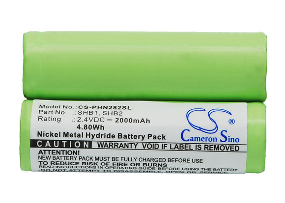 Battery for Schick F40 2.4V Ni-MH 2000mAh / 4.80Wh