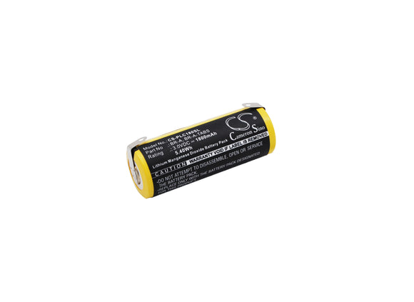 Battery for Panasonic BR-A BR-A, BR-A-TABS 3V Li-MnO2 1800mAh / 5.40Wh