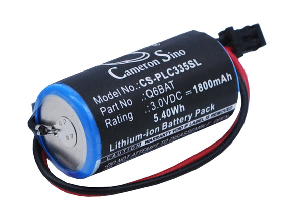 Battery for Sanyo CR17335SE-R CR17335SE-R 3V Li-MnO2 1800mAh / 5.40Wh