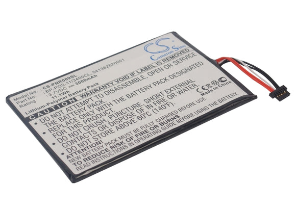 Battery for Pandigital Novel 9 541382820001, BP-PO2-11-3400CL 3.7V Li-Polymer 30