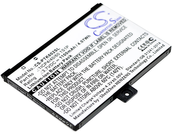 Battery for Pocketbook Pro 920.W 1ICP4-40-60 1S1P 3.7V Li-ion 1100mAh / 4.07Wh