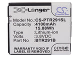 Battery for Pantech MHS291LVW BTR291B 3.8V Li-ion 4100mAh / 15.88Wh