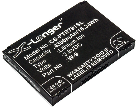 Battery for NETGEAR AirCard 791S 308-10013-01, W-9, W-9B 3.8V Li-ion 4300mAh / 1