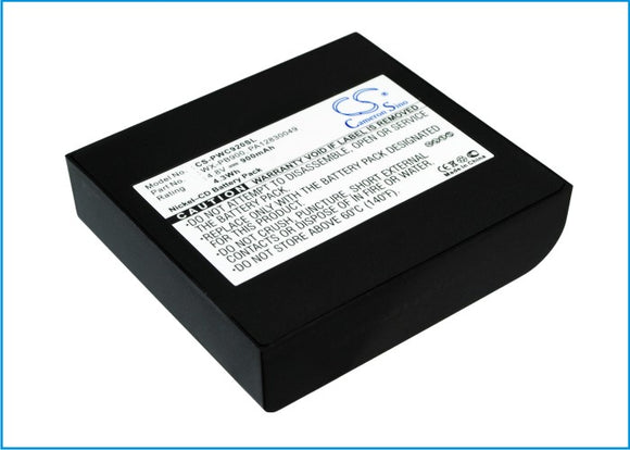 Battery for Panasonic WX-C1020 PA12830049, WX-PB900 4.8V Ni-CD 900mAh