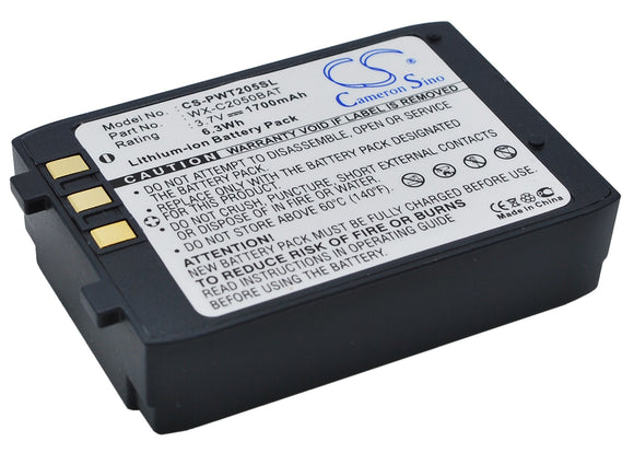 Battery for Panasonic WX-CT2050 2050BAT, 2051BAT, PA12110026, WX-C2050BAT 3.7V L