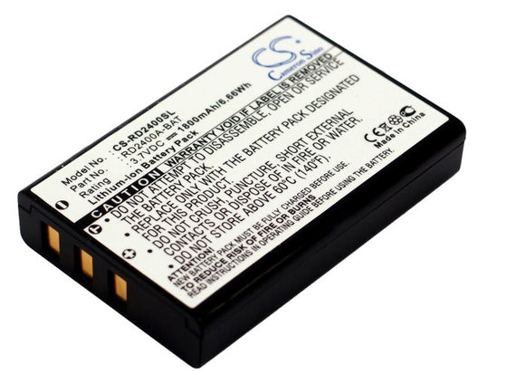 Battery for RCA Lyra X2400 RD2400A-BAT 3.7V Li-ion 1800mAh / 6.66Wh