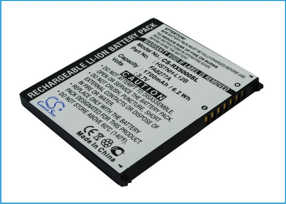 Battery for HP iPAQ rx5775 430128-001, FA8277A, FA827AA, HSTNH-L12B 3.7V Li-ion 