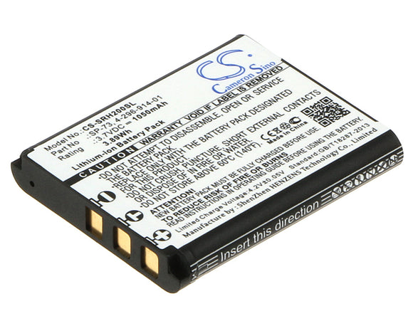 Battery for Sony SRS-BTS50 4-296-914-01, SP73, SP-73 3.7V Li-ion 1050mAh / 3.89W
