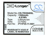 Battery for Texas Instruments TI-Nspire CX CAS 3.7L12005SPA, P11P35-11-N01 3.7V 