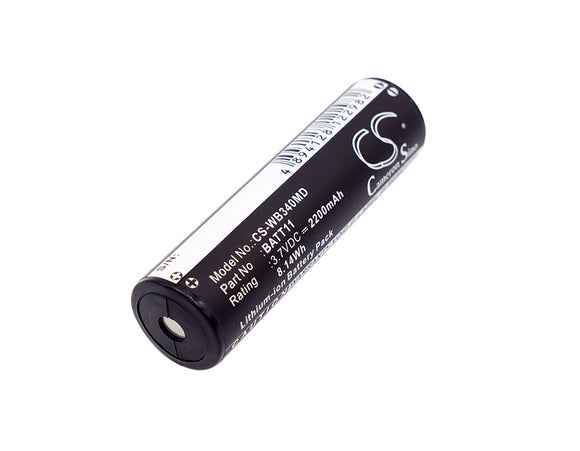 Battery for Riester Ophthalmoscopes 10691, Ri-accu 3.7V Li-ion 2200mAh / 8.14Wh