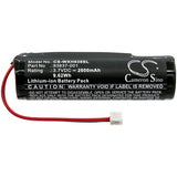 Battery for Wahl Designer 93837-001 3.7V Li-ion 2600mAh / 9.62Wh