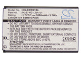Battery for Bluetooth BT77 Gps Receiver HXE-W01 3.7V Li-ion 1000mAh / 3.70Wh