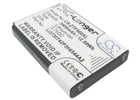 Battery for NET10 SRQ-Z289L 3.7V Li-ion 3400mAh / 12.58Wh