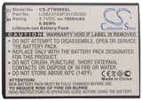 Battery for ZTE Midnight Pro Li3823T43P3h735350 3.7V Li-ion 1800mAh / 6.66Wh