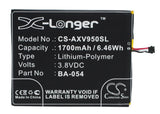 Battery for AUX i7 Air BA-054 3.8V Li-Polymer 1700mAh / 6.46Wh