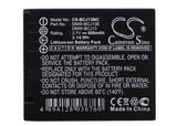Battery for Leica V-LUX 2 18719, 18720, BP-DC9, BP-DC9E, BP-DC9U 3.7V Li-ion 850