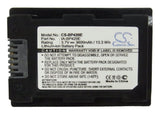 Battery for Samsung HMX-S10 IA-BP420E 3.7V Li-ion 3600mAh / 13.32Wh