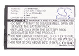 Battery for Blackberry Bold 9700 ACC14392-001, BAT-14392-001, M-S1 3.7V Li-ion 1